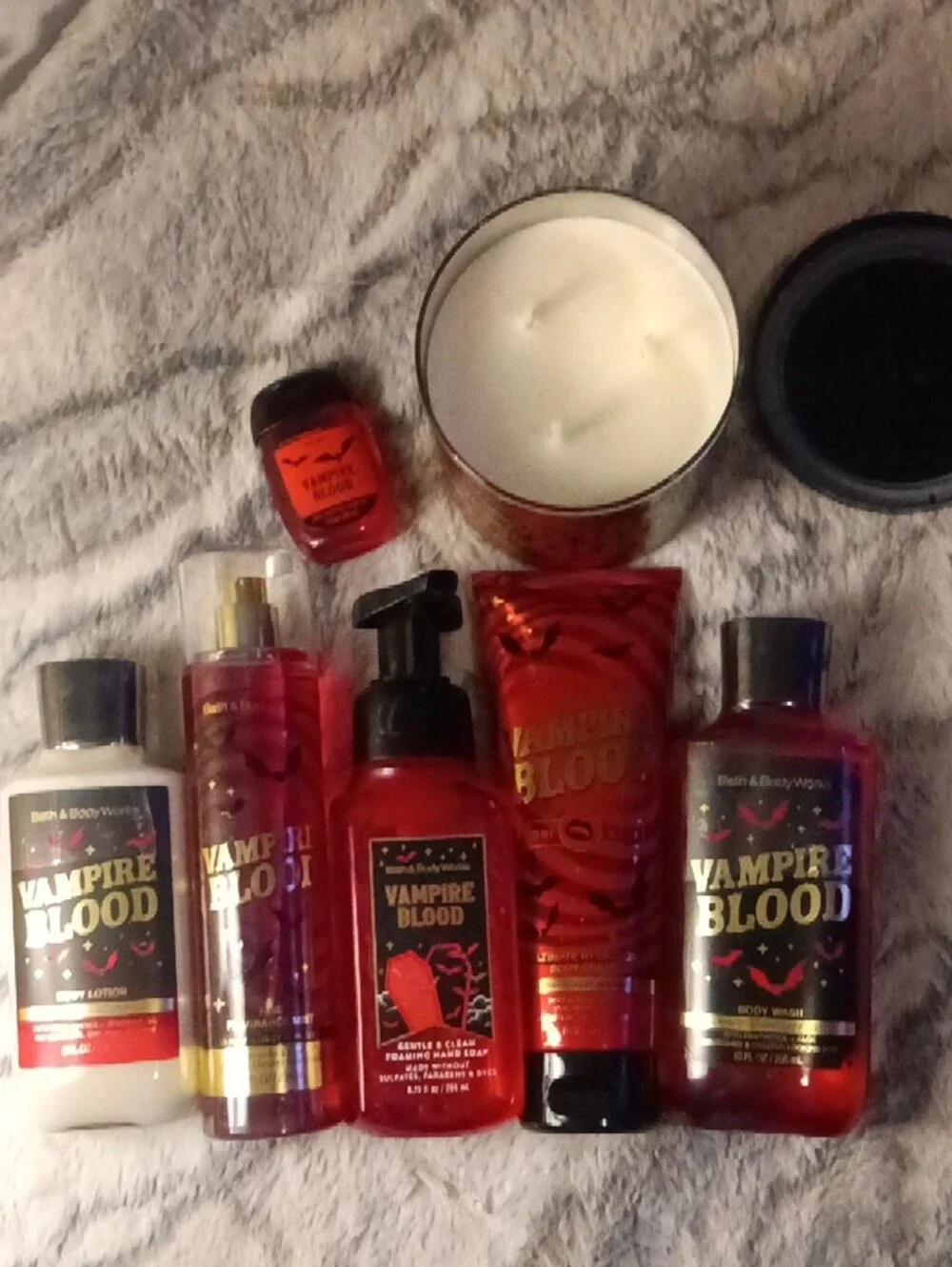 🧛🧛Bath & Body Works Vampire Blood 7-Piece Set🧛🧛(PLUS FREE GIFT 🎁)